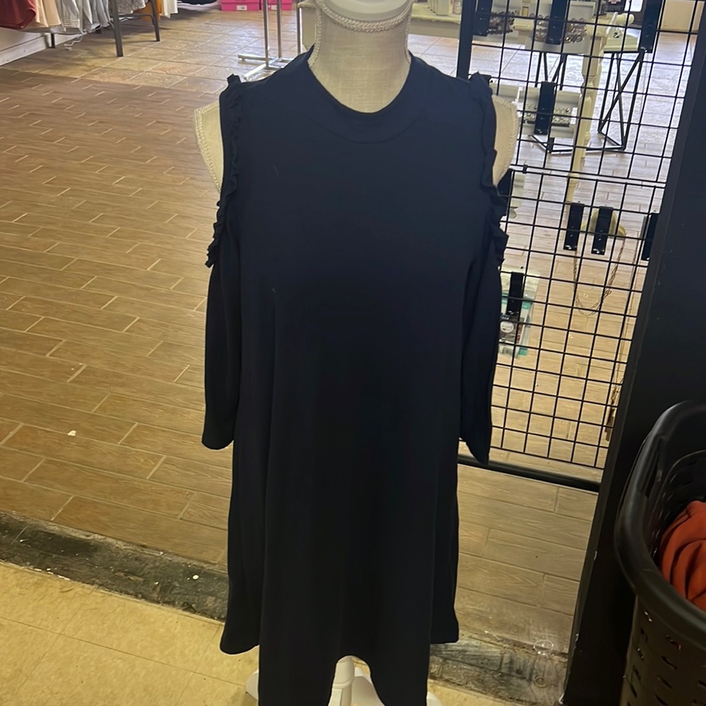 Cold shoulder dress